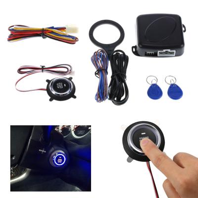 China Remote Entry Safe Keyless Starter Switch Ignition Lock Start Stop RFID Push Button Starline Engine Alarm Car Starter Anti-theft System for sale