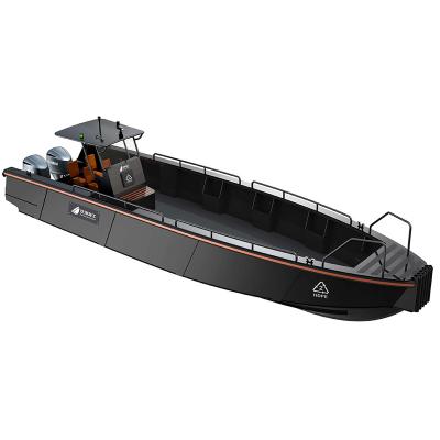 China Gasoline Boat Latest Design HDPE Boat Easy To Repair PE Boat Fishing Boat for sale