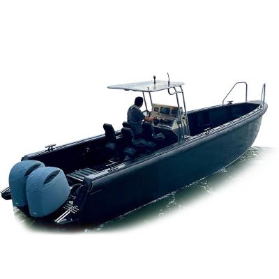 China Factory Supply Yacht Factory Supply Ever Expendable Smooth And Fast Pe Pontoon Aluminum Boat Workboat for sale