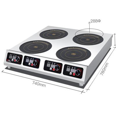 China Fried Electric Stove 5 Year Manufacturer Warranty CE 2500W 2500W Direct Burner Stove To 4 Pads Vertical Commercial Induction Cooker for sale