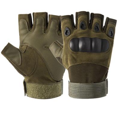 China Abrasion Resistant Half Finger Gloves Outdoor Motorcycle Fitness Cycling Tactical Gloves for sale