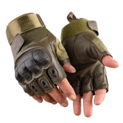 China Anti-impact Half Finger Gloves Soft Shell Sports Training Anti Slip And Anti Impact Tactical Gloves for sale