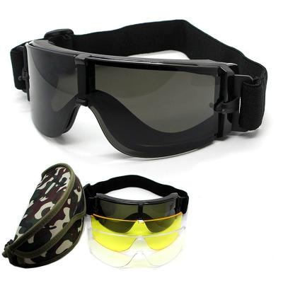 China Hot Selling Camouflage Shock Resistant Eye Protector Safety Glasses Outdoor Sports Tactical Goggles for sale