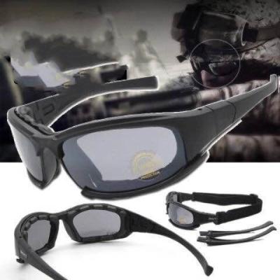 China Hot Selling Outdoor Tactical Polarized Tactical Glasses Interchangeable Lens PC Glasses for sale