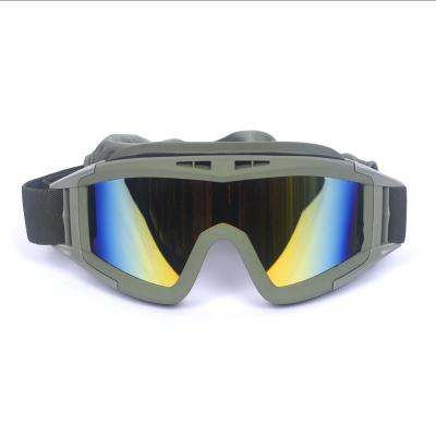 China New Fashionable PC Glass Desert Grasshopper Shock Proof Glass Outdoor Sports Tactics Windproof Goggles for sale