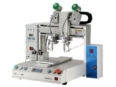 中国 Three Axis Automatic Wave Soldering Equipment For Capacitors / Resistors 販売のため