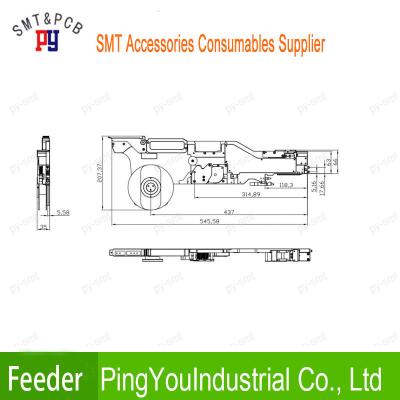 China Small Size Smt Label Feeder Non Standard Label Type For JUKI ZEVATECH Feeder Accessories for sale