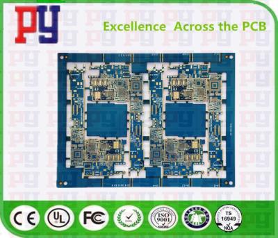 China tablero de múltiples capas del PWB del aceite azul de la asamblea del diseño del PWB de la placa de circuito de la impresión y del PWB en venta