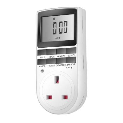 China Timer for UK Residential/Multipurpose 12/24 Hour Digital LCD Display Timer Electronic Plug-in Programmable Socket AU/EU/UK Switch for sale