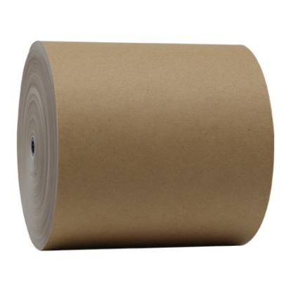 China 90-450gsm Brown Jumbo Kraft Paper Roll Moisture Proof Kraft Paper Rolls Wrapping Paper for sale