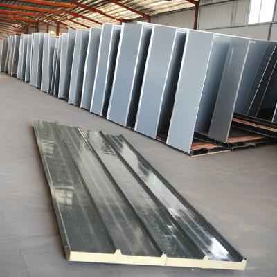 China Double-Sided Color Steel Sandwich Panel Fire Insulation for Contemporary House Building for sale