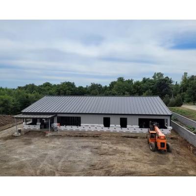 China Industrial Design Style Steel Structure Space Frame for Poultry Cow Shed Farm Workshop for sale