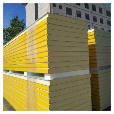 China Warehouse Exterior Insulated with Modern Design Style Pu Metal Carved Sandwich Panel for sale