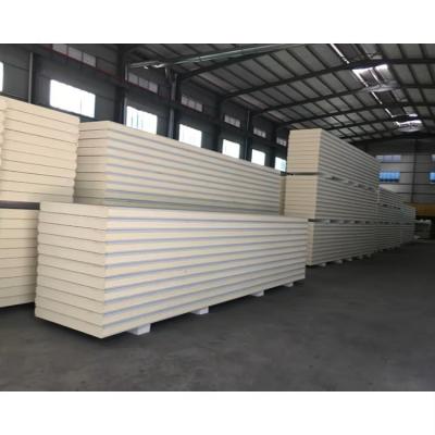 China Warehouse PU Sandwich Panel Metal Siding for Modern Design Style Exterior Wall Cladding for sale