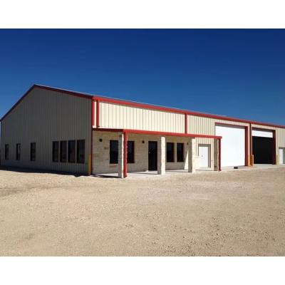 China Prefabricated Metal Construction Building Industrial Design Style for School or Warehouse for sale