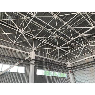 China Modern Style Steel Space Frame Storage Shed for Coal Light-Weight Power Plant Warehouse for sale