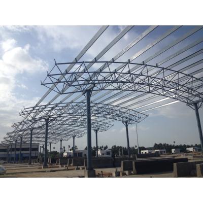 China Light Frame Airport Steel Frame Warehouse Office Carport for Prefabricated Building for sale