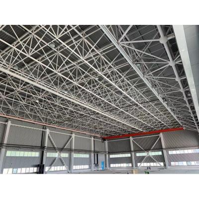 China Customized Rise Office Building with Modern Design Steel Space Frame and Sandwich Panels for sale