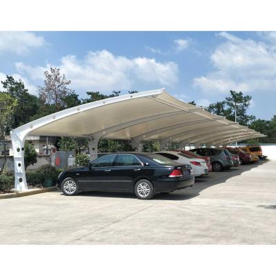 Chine Canopy en acier Q235 moderne avec membrane de traction imperméable facile à entretenir et à nettoyer à vendre