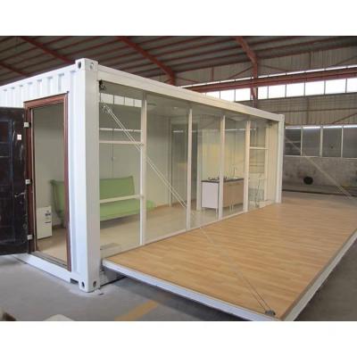 China Proporcionado Villa prefabricada de 3 dormitorios Casa cálida ecológica con panel de sándwich en venta