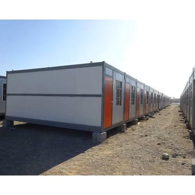 China Última 4 dormitorios Dormitorio de trabajadores panel de sándwich expandible Casa prefabricada para baño en venta