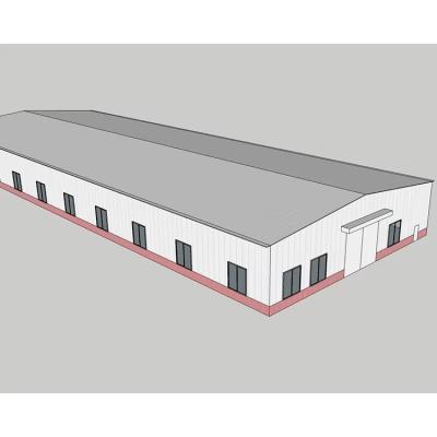 中国 2024 急速組み立て 産業型鋼筋枠 倉庫と家禽屋の建設 販売のため