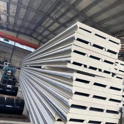 China Nonmetal 100mm Sandwich Panel for Warehouses and Outdoor Usage in Steel Buildings for sale