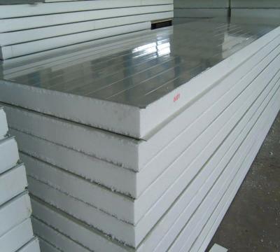 China White Steel Color Weatherproof EPS Sandwich Panel for Easy Installation on Hotel Wall for sale