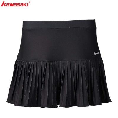 China Kawasaki Ladies Sports Skirt Table Tennis Skorts Badminton Breathable Polyester Breathable Shorts Skirt SK-S2752 for sale