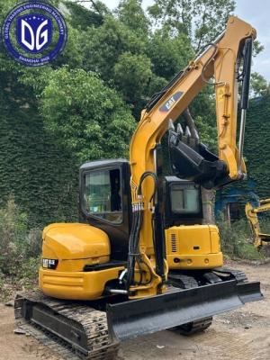 China Gebruikte CAT 303.5E 3,5 ton Caterpillar mini graafmachine,90% Nieuw, huishoudelijke mini gebruikte graafmachine Te koop