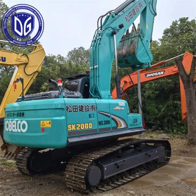 Κίνα SK200D Χρησιμοποιούμενος εξορυκτής Kobelco Original Kobelco 20 τόνων Χρησιμοποιούμενος μίνι εξορυκτής προς πώληση