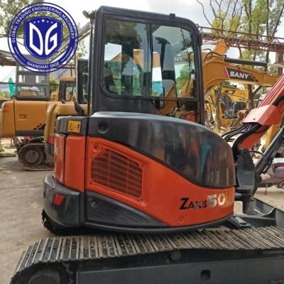 China ZX50 5 ton kleine gebruikte Hitachi graafmachine 92% Nieuw Te koop