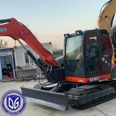 Chine Kx183 Excavatrice utilisée Kubota 8,3 Tonnes Excavatrice utilisée japonaise à vendre