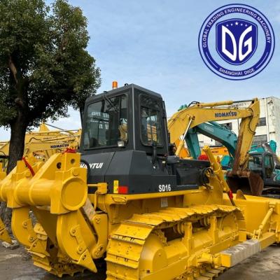 Chine SD16 Shantui Bulldozer SD utilisé Bulldozer hydraulique puissant utilisé à vendre