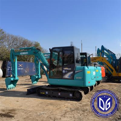 China SK60-8 Escavação Kobelco Usada Original Kobelco Pequena Escavação de 6 toneladas à venda