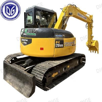 China Cost-effective option USED PC78US excavator with Advanced traction management system for sale