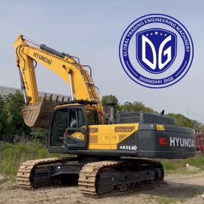 China Innovative R485 Used Hyundai Excavator 48.5 Ton Hyundai Hydraulic Excavator for sale