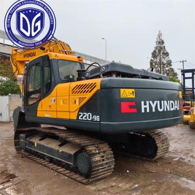 China Gebraucht Hyundai 22 Tonnen Bagger 220LC-9S Hydraulischer Crawler Bagger zu verkaufen