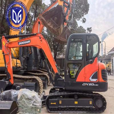 China Doosan DX60E-9C Used Mini Excavator Hydraulic Crawler for sale