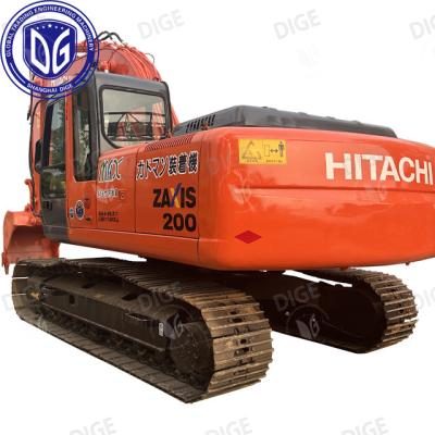 China ZX200 ZX200-6 20 Ton Gebruikte Hitachi Crawler Excavator 97% Nieuw Te koop