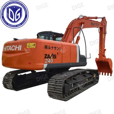 China ZX240 Usado Hitachi Excavator Com Solid Construir Qualidade à venda