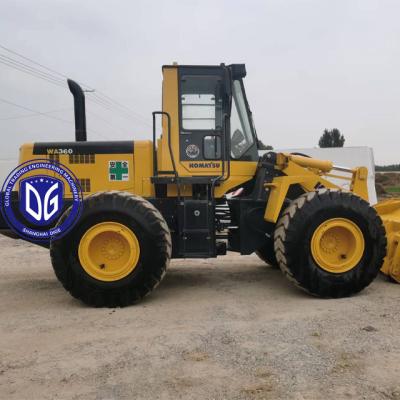 China Cargador delantero WA360-3 Cargador usado Komatsu Cargador hidráulico de Japón en venta