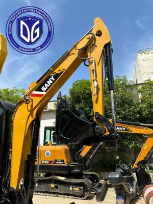 China Used Sany SY35 3 Ton Excavator Small Crawler Excavator Almost New Compact Design for sale