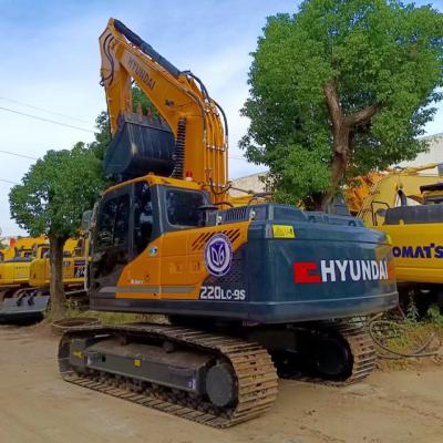 China Excavadora de 20 toneladas da marca coreana Hyundai 220LC-9S Excavadora usada para equipamentos de construção da Hyundai à venda