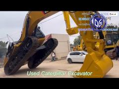 1.4m2 bucket capacity used caterpillar excavator with crawler typer and original japanese engine