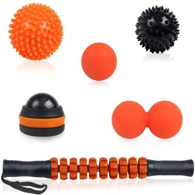 China Ultimate Body Restore Fitness Massager Kit Include Spike Ball, Lacrosse Ball, Massage Roller and Massage Stick for sale