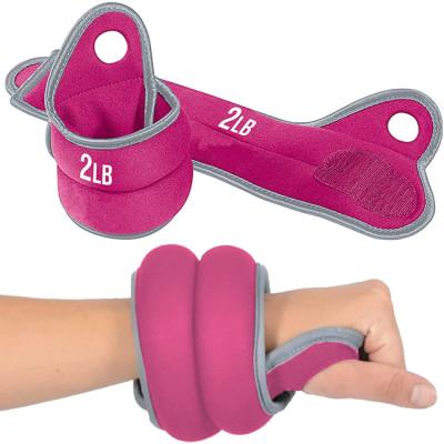 China Cloth Wrist Weights Thumblock Arm Weights for Women and Men (Available in 2lb or 4lb Sets) for sale