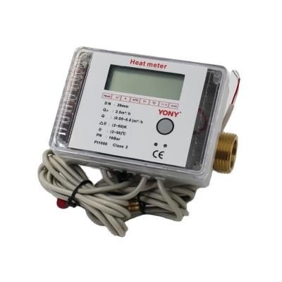 China DN15 Btu Heat Meter Mbus EN-1434 Ultrasonic Transmission Protocol for sale