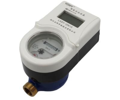 China Easy To Replace Smart Impact Resistance Prepaid Water Meter , Card Prepaid RF Meter LXSGZ20E for sale