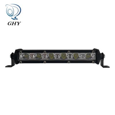 China Spot Beam / Flood Beam 7 Inch Single Row 9W 18W 36W 54W 72W 90W 108W 126W LED Offroad LED Light Bar Spot Flood Beam Work Light For Jeep SUV Truck ATV for sale